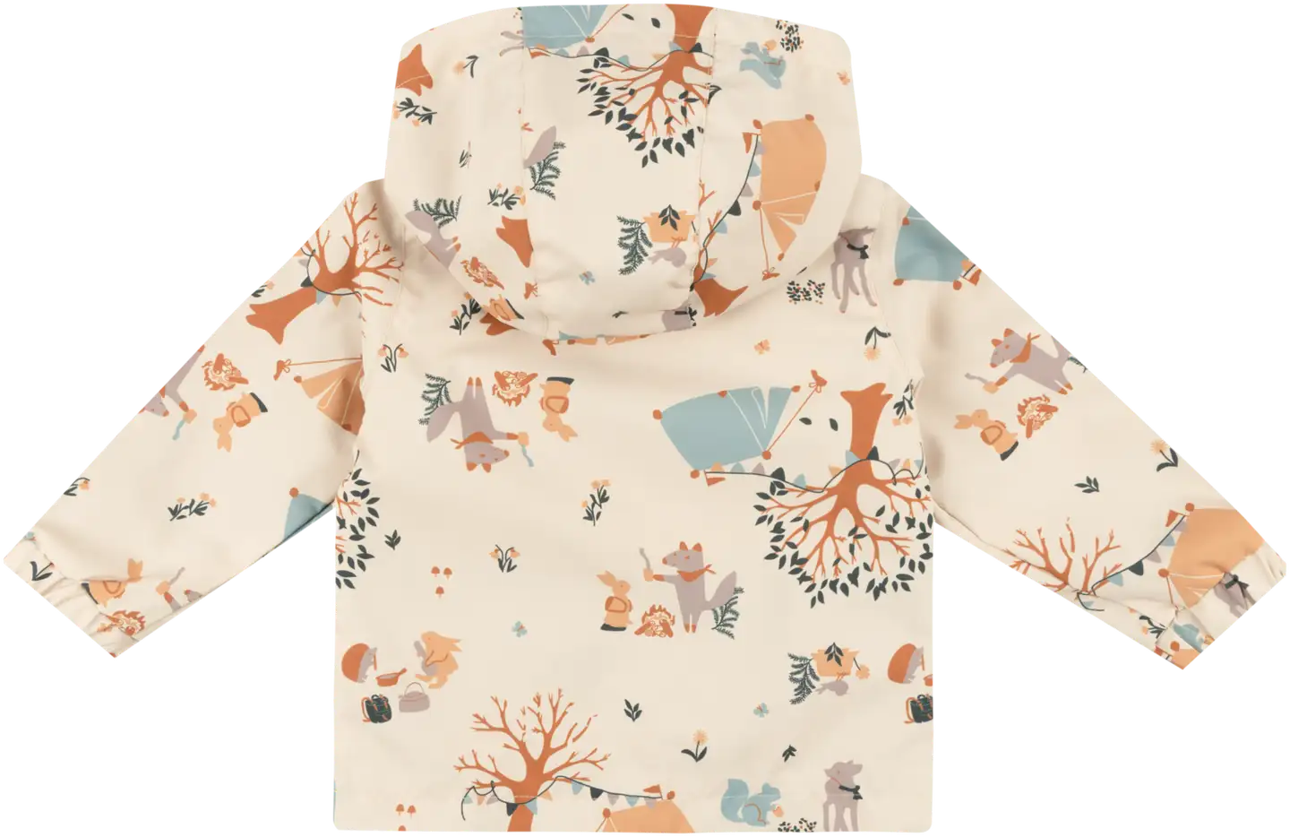 Ciraf vauvojen vettähylkivä ja tuulenpitävä ulkoilutakki Retkellä 252B08269H - Wood Ash - 2