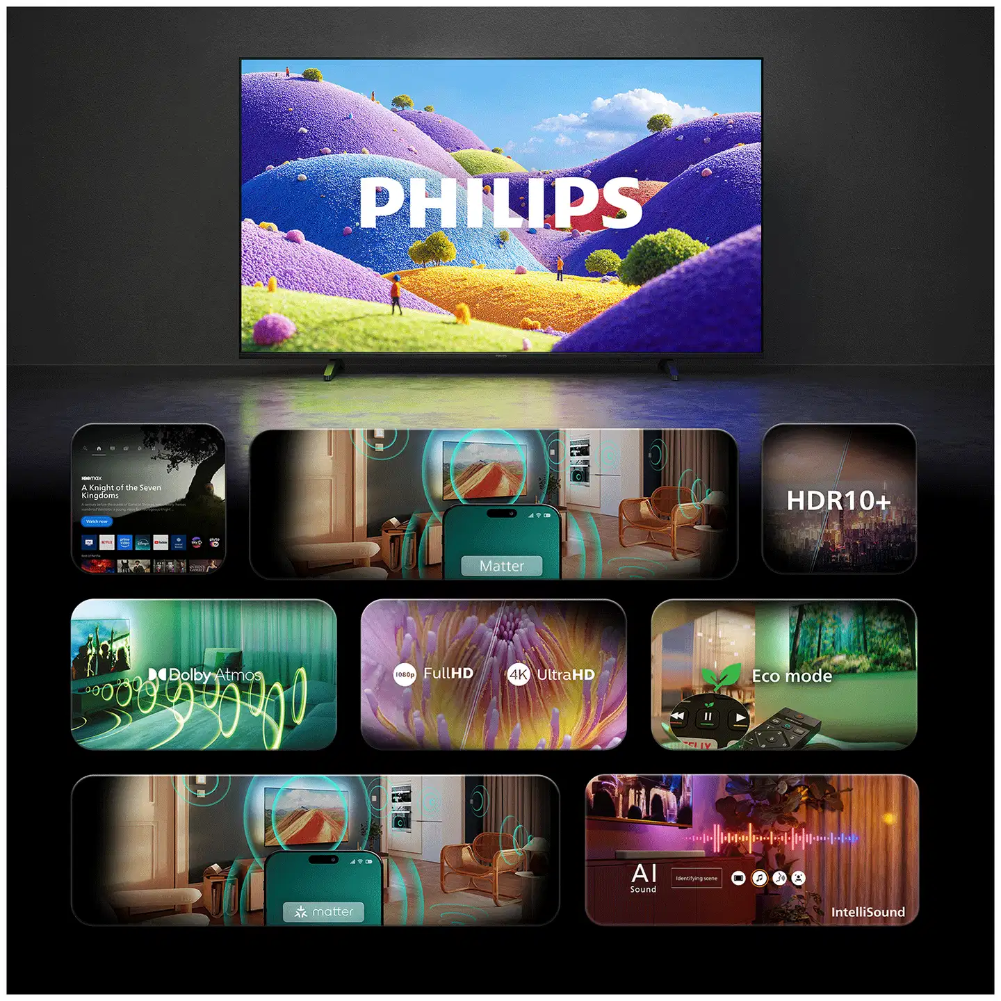 Philips 55" PUS7001 4K Smart TV - 4