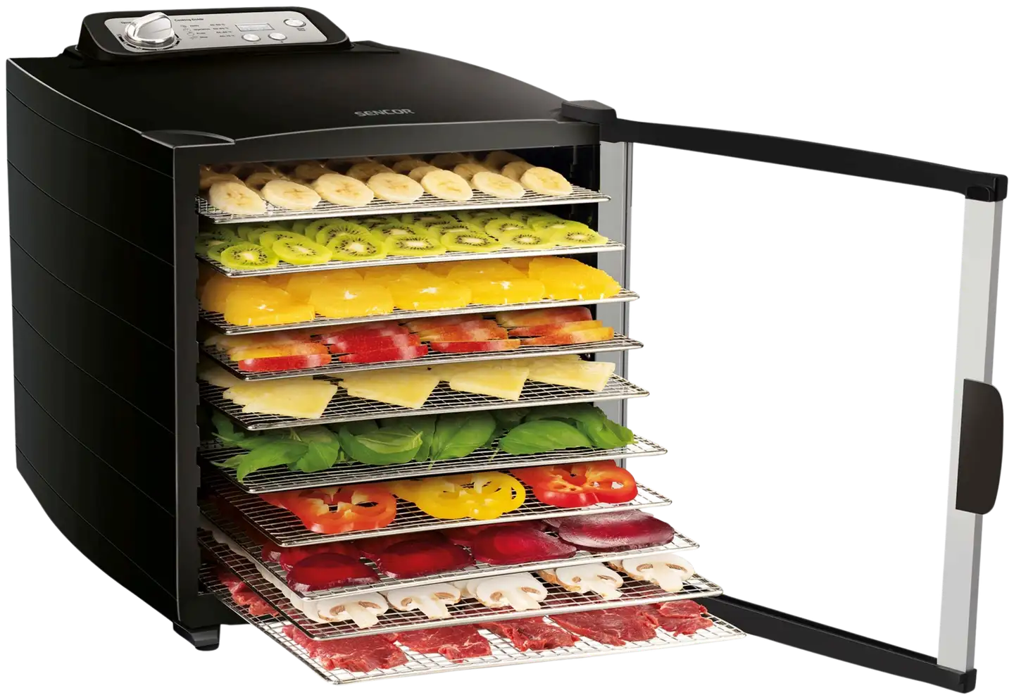 Sencor ruoka- ja hyötykasvikuivuri SFD 7000BK - 1