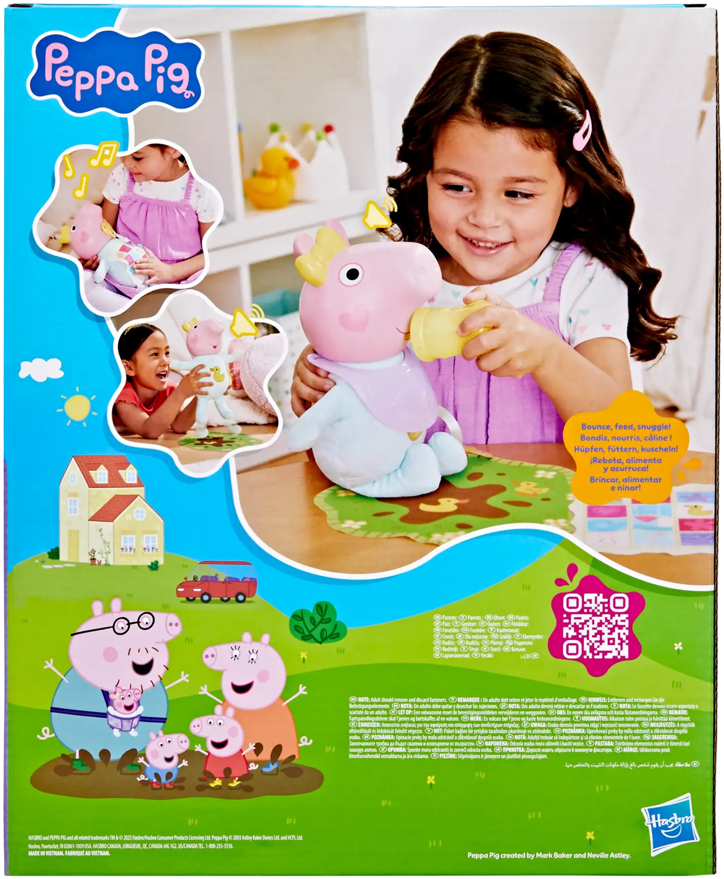 Peppa pig Interaktiivinen Evie-nukke Röhkitään ja halataan - 2