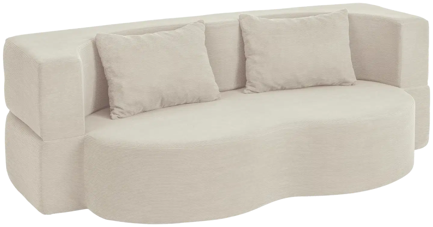 SoBuy sohvasänky beige FST101-MI - 1