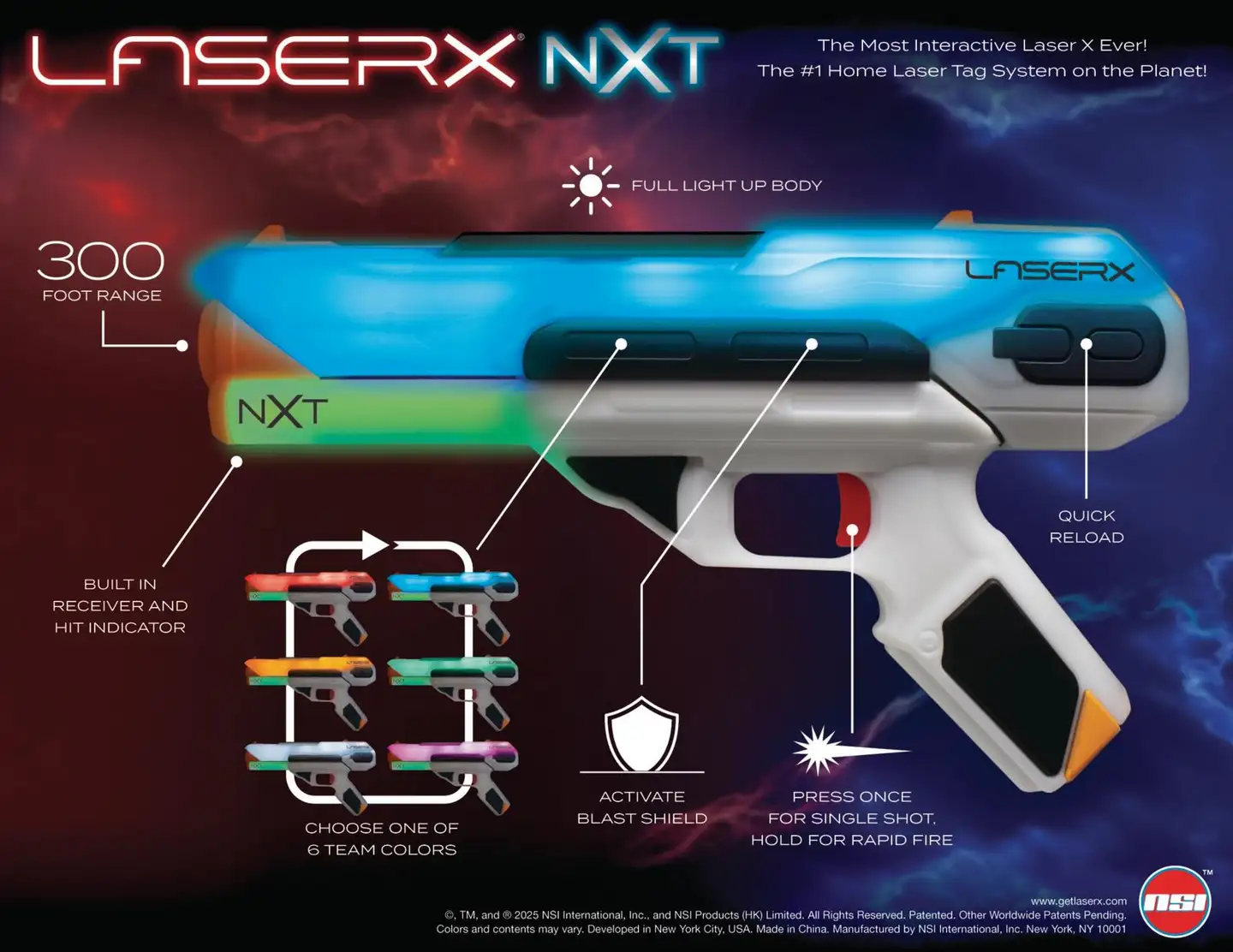 Laser X NXT Double Blaster laserpyssypeli 2 asetta - 5