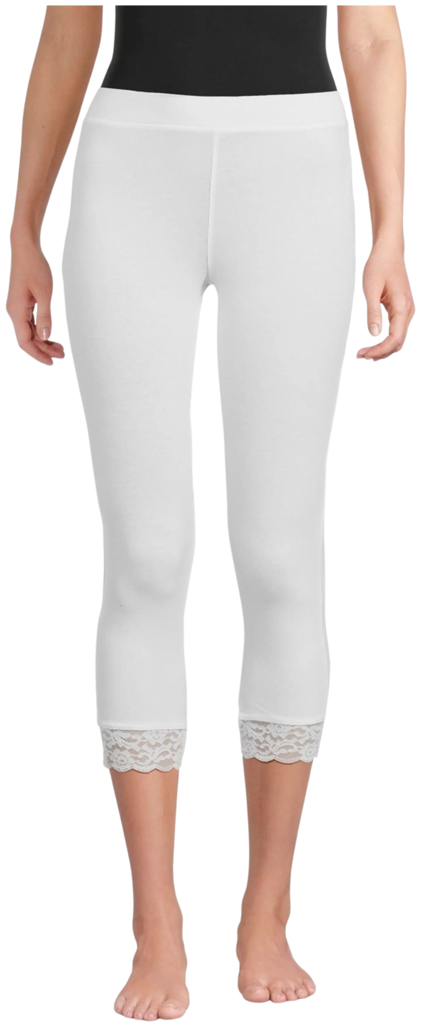 House naisten 7/8-leggingsit lace 222H26NS02 - Bright white - 1