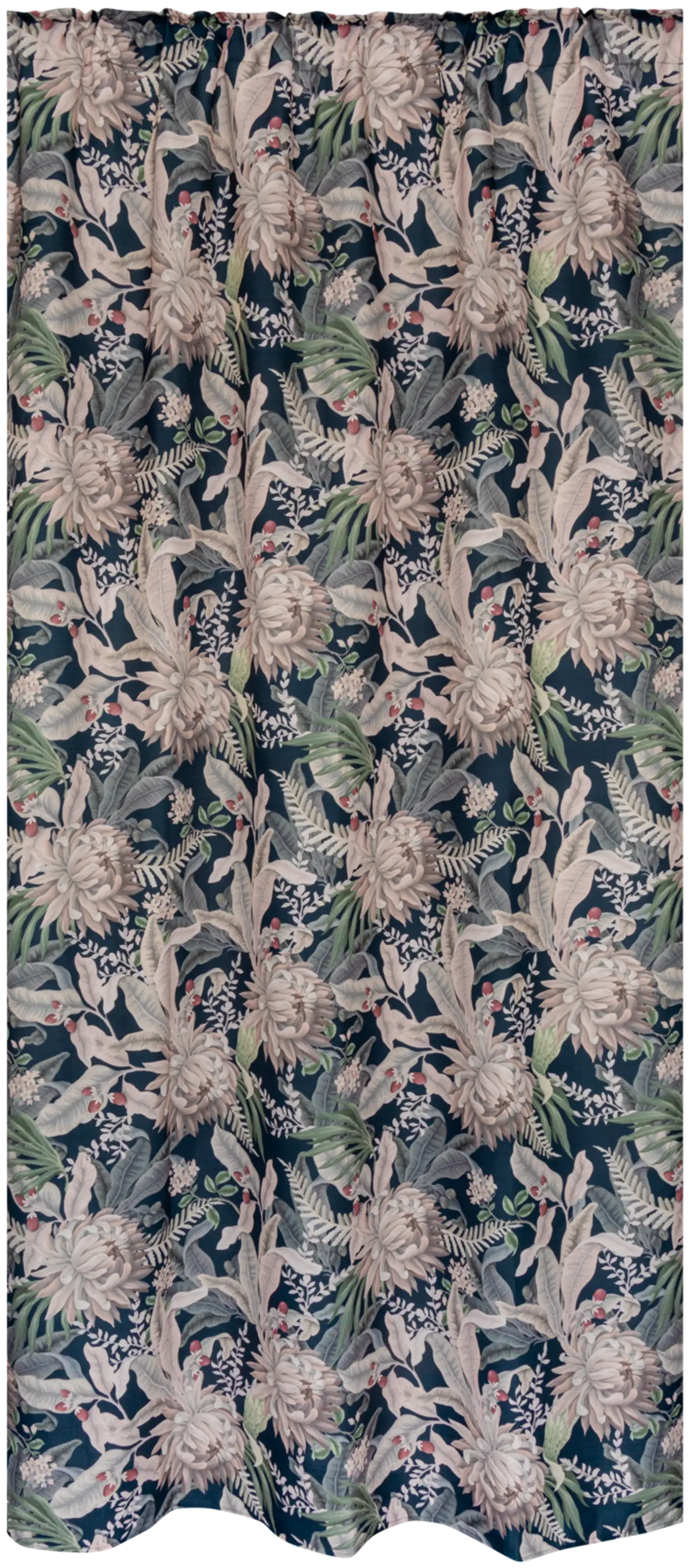 House verho Sable flowers 140x250 cm, beige/musta - 1