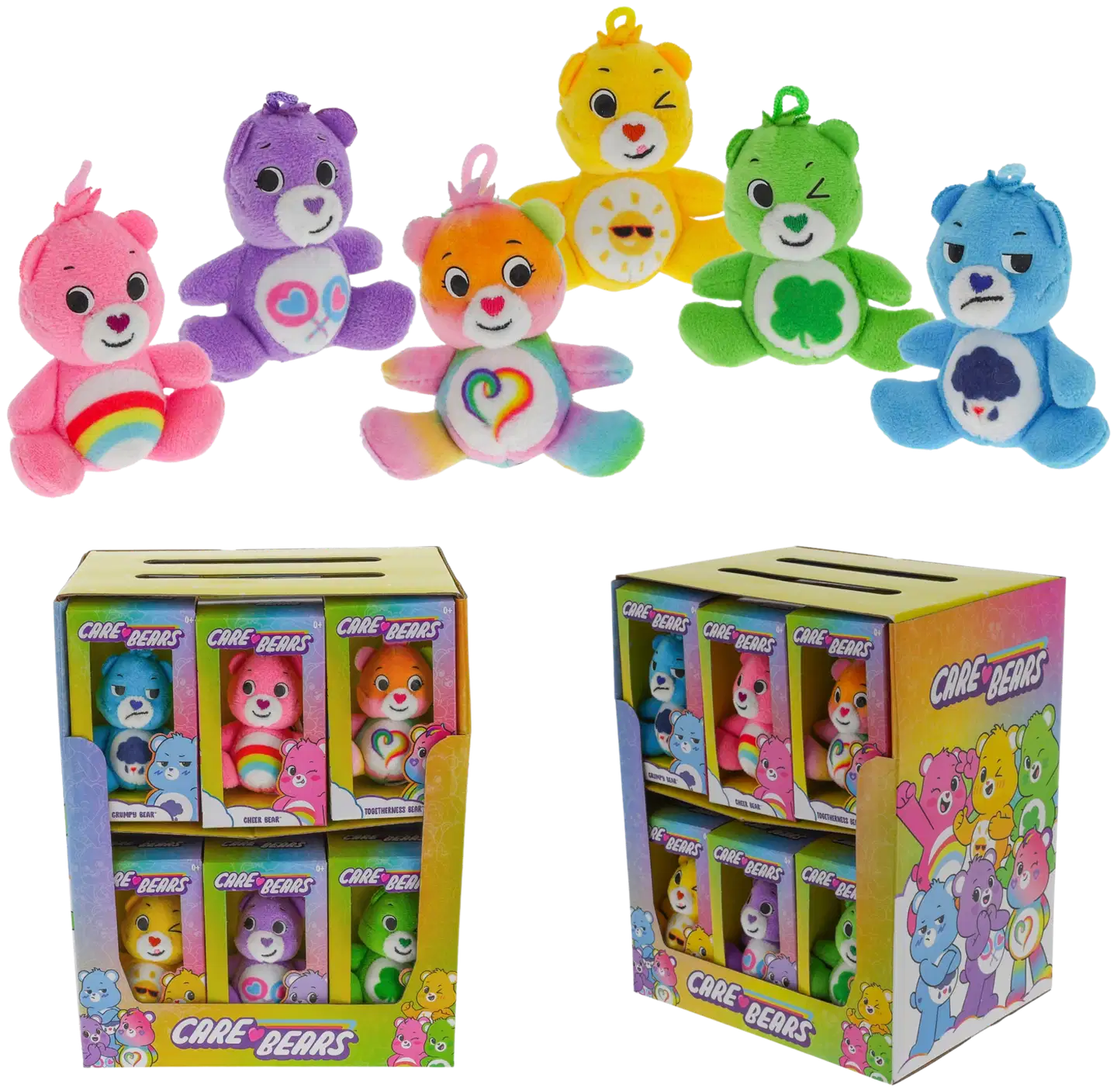 Simba Care Bears Halinallet, minipehmo, 7 cm, useita erilaisia, myydään yksittäin - 1