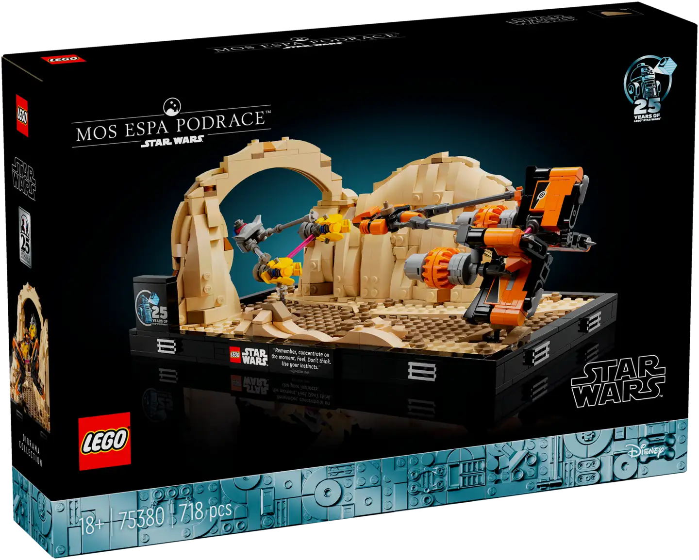 LEGO® Star Wars™ 75380 Mos Espa Podrace™ dioraama, rakennussetti - 2