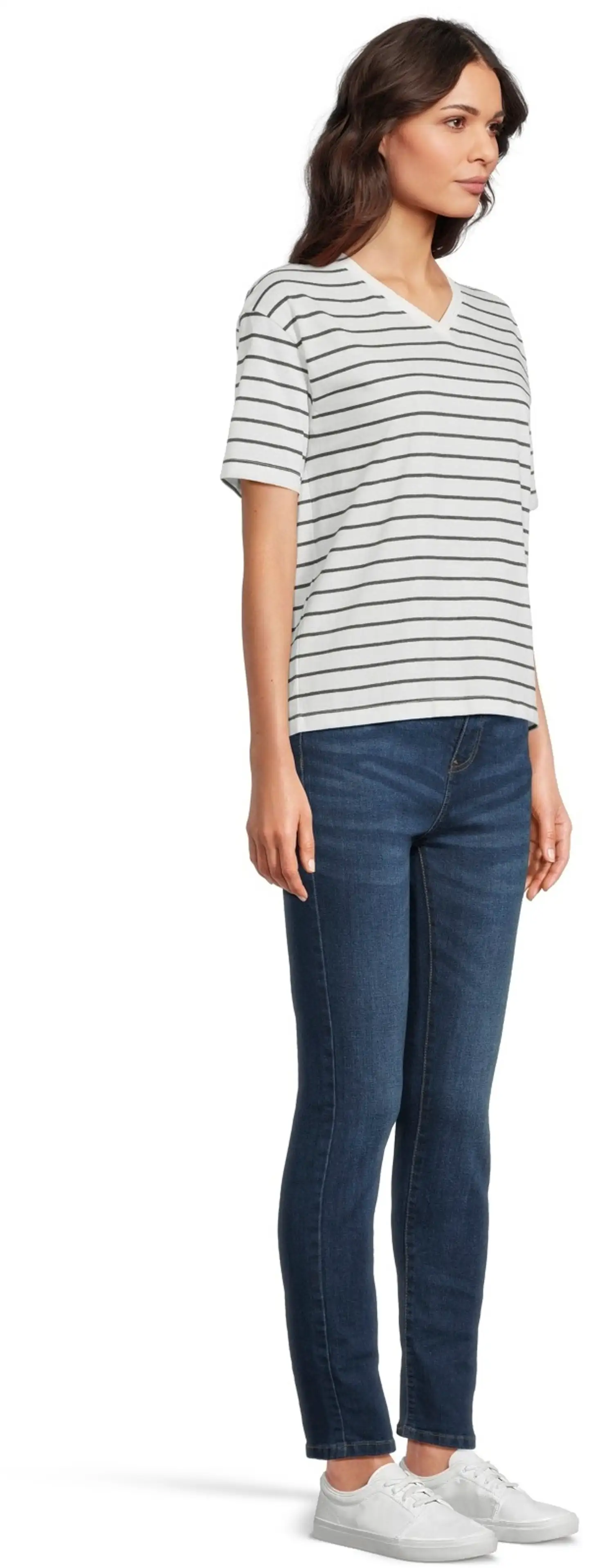 House naisten t-paita CYCLO® Boxy-V - Charcoal - 4