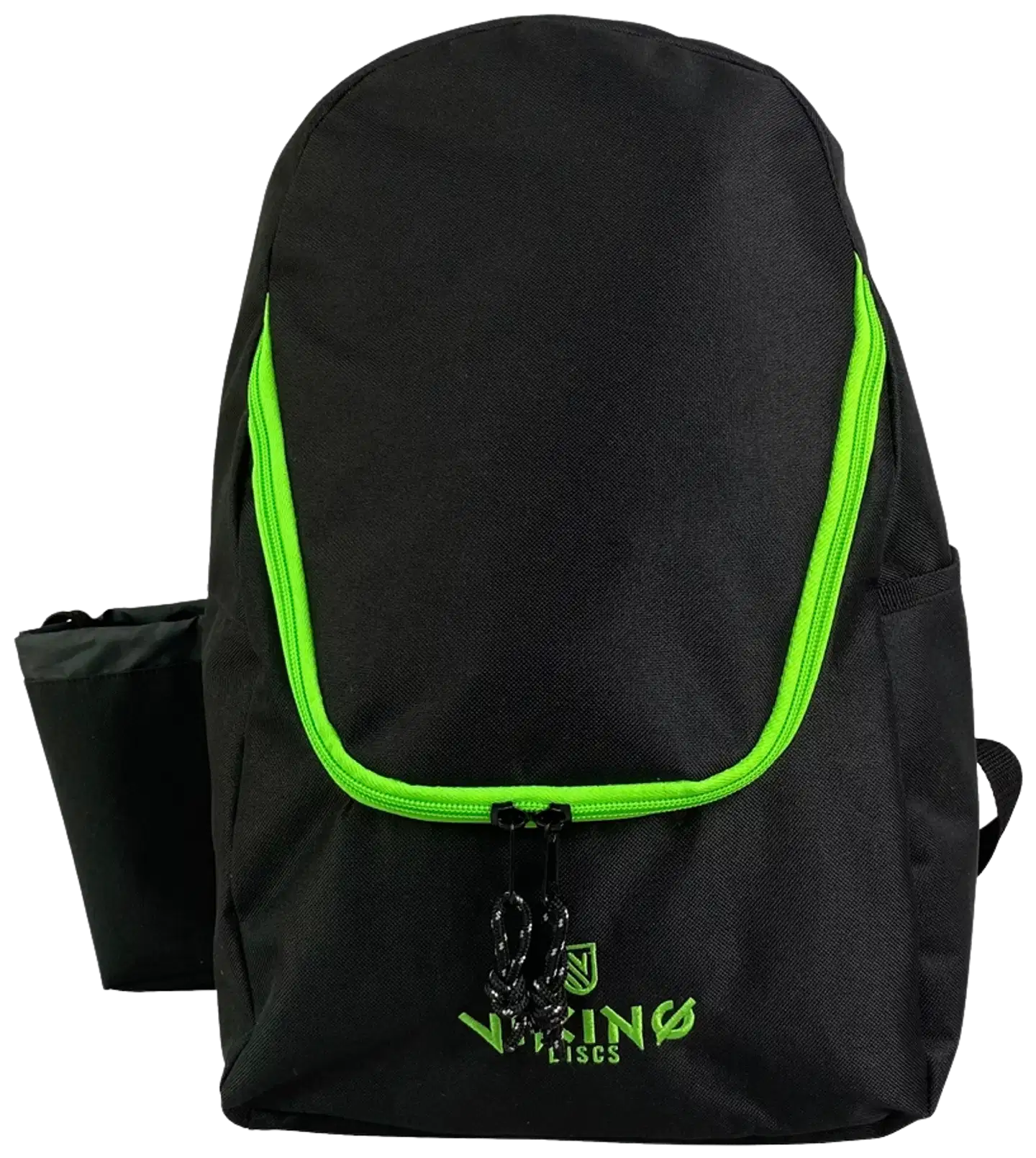 Viking Discs rucksack light frisbeegolfreppu, musta/lime - 1
