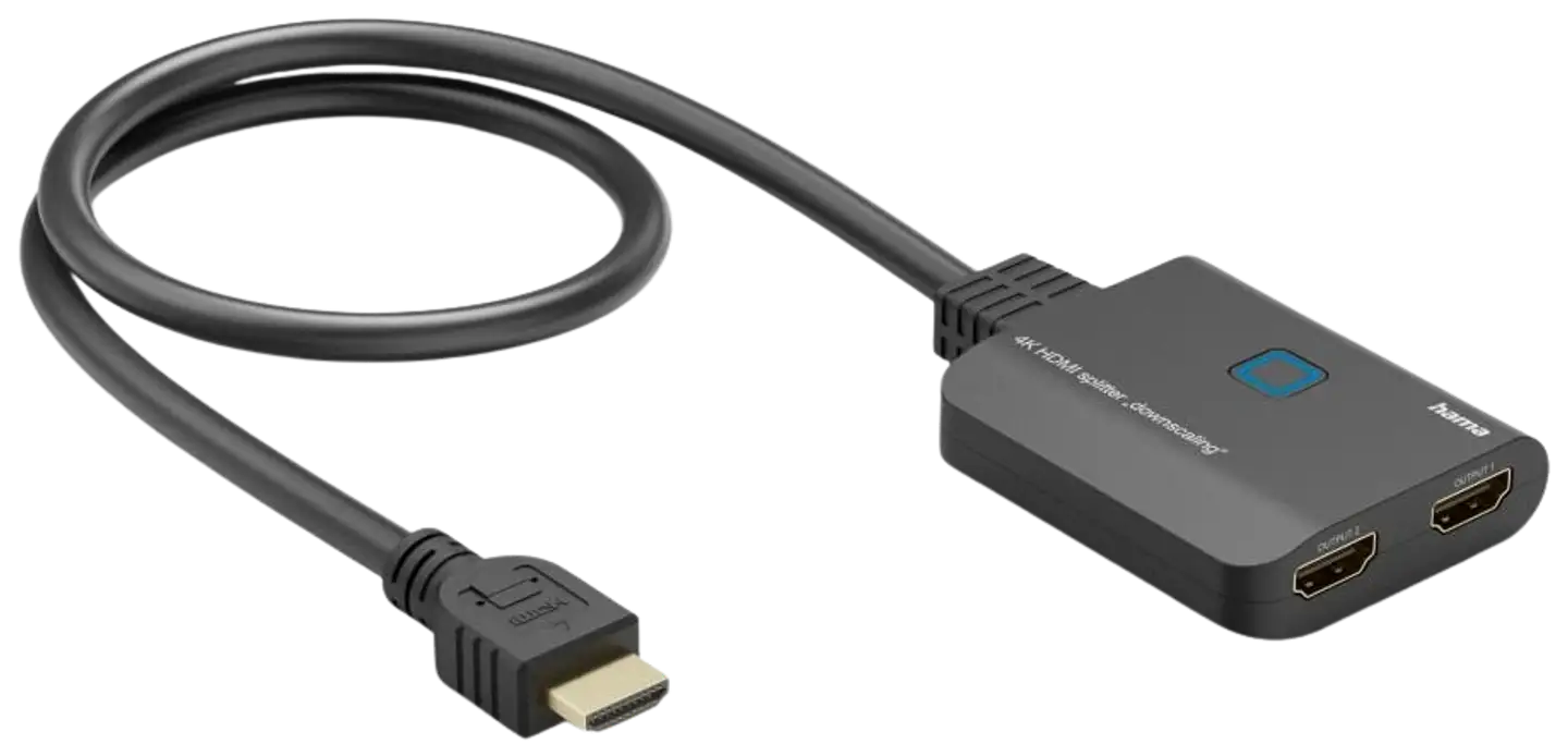 Hama HDMI™-jakaja, 1 in 2 out, 4K - 1