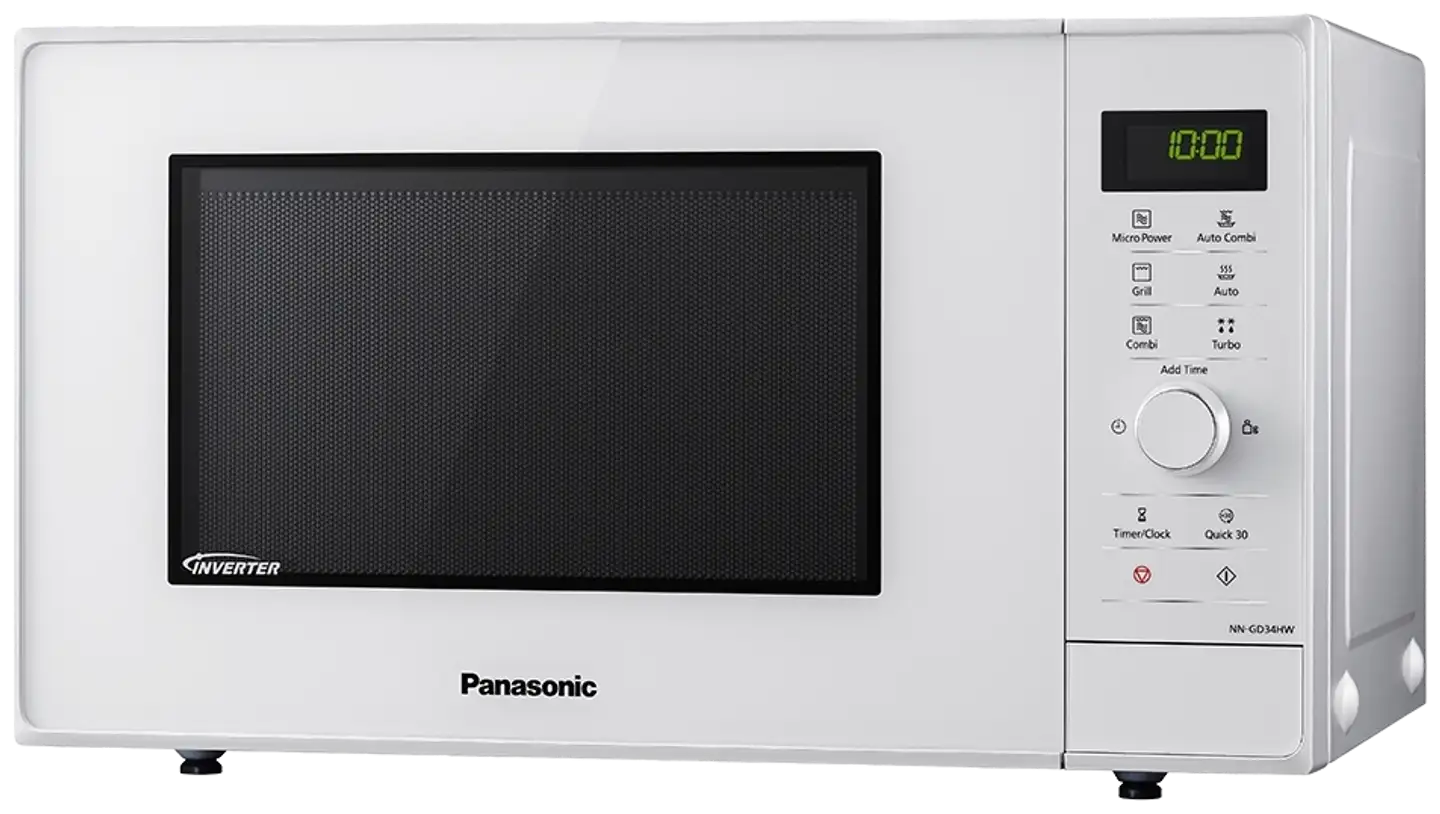 Panasonic mikroaaltouuni 23L NN-GD34HWSUG invertteritekniikka ja grilli - 1