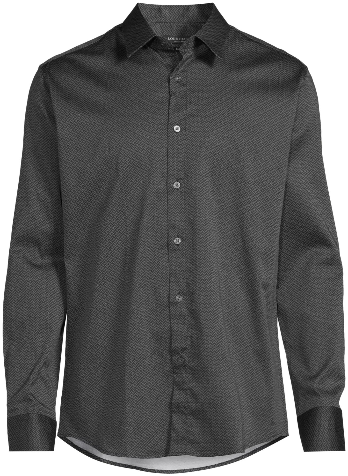 London Fog miesten kauluspaita 194L292617 - Black/grey - 2