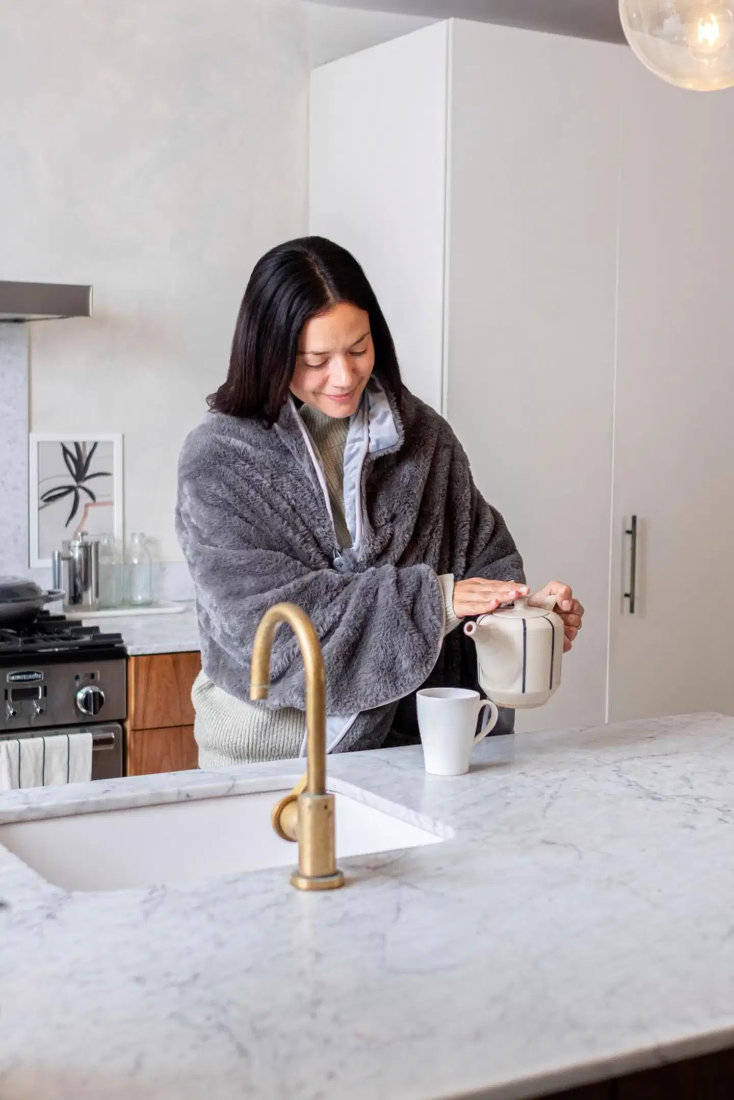 Homedics HCM-SWL100 lämmitettävä langaton poncho - 10