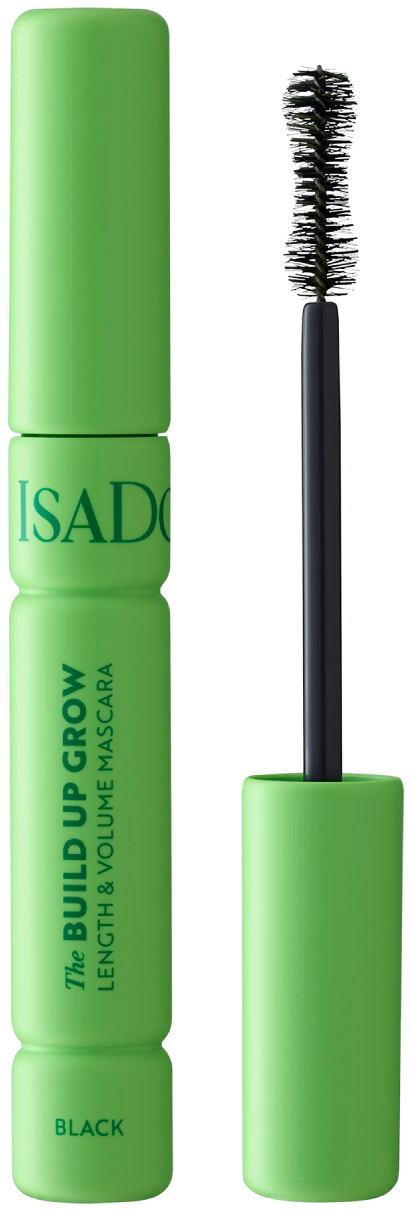 Isadora The Build Up Grow Length & Volume Mascara 02 Intense Black 10 ml - Black - 1