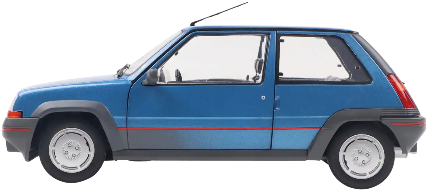 Solido 1:18 Renault 5 GT Turbo MK1 Alpine blue, keräilyauto, pienoismalli - 8