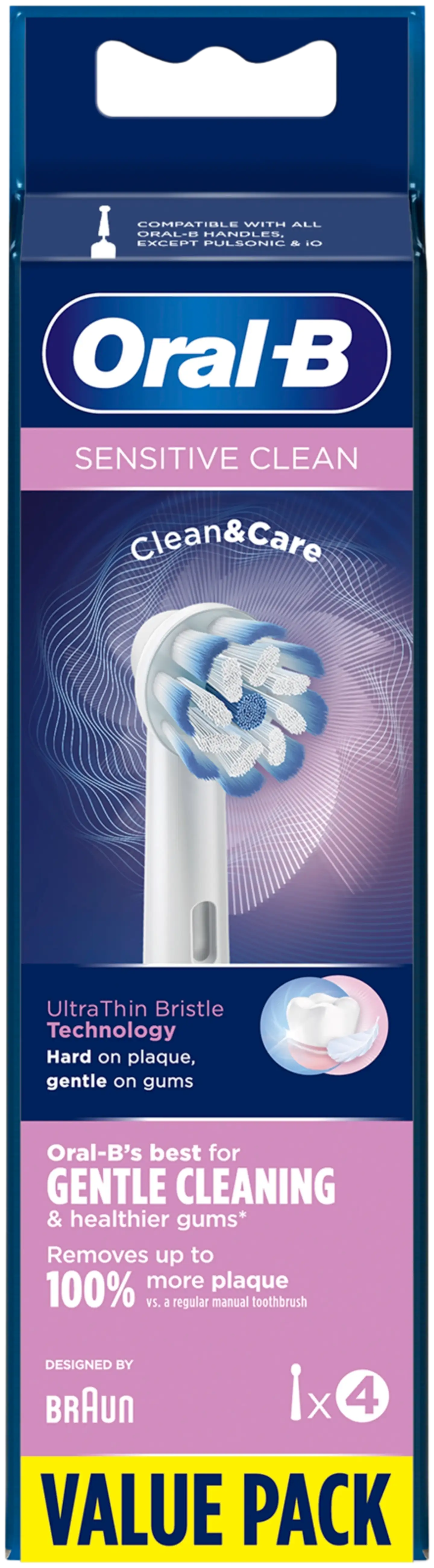 Oral-B Vaihtoharja Sensitive Clean & Care 4kpl - 2