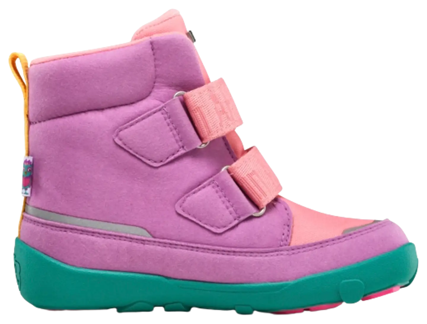 Affenzahn lasten paljasjalkakenkä Mid Boot Vegan Comfy - Owl - 5