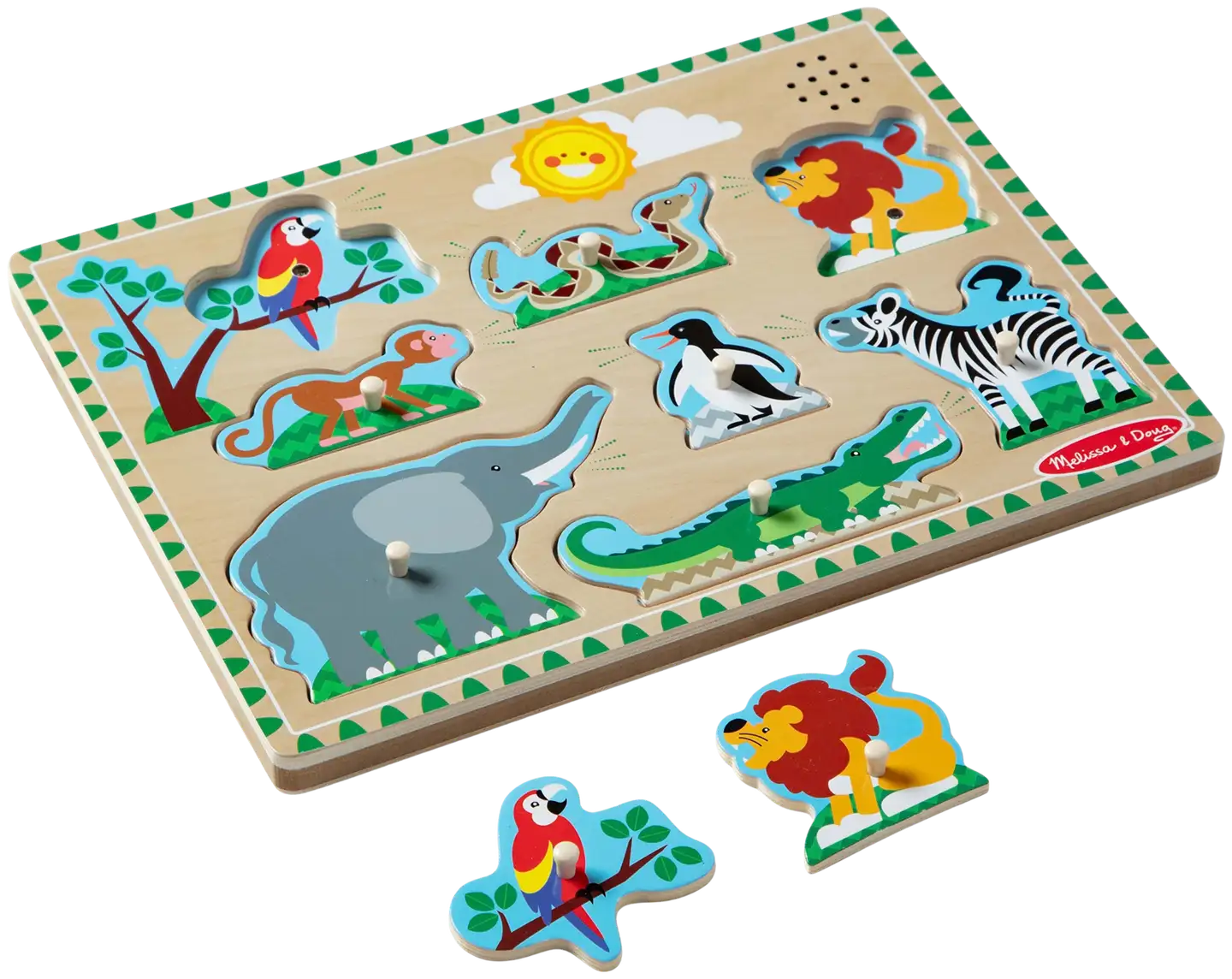 Melissa & doug Äänipalapeli Eläintarhan eläimet - 3