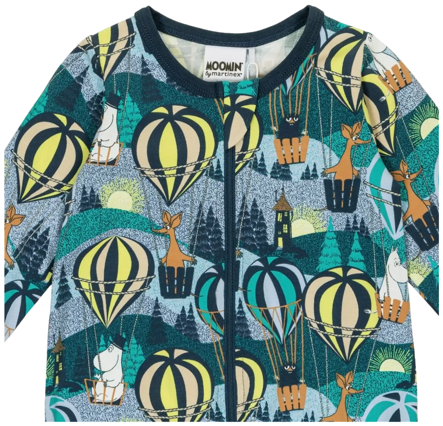 Muumi vauvojen pyjama Aamulento 591105 - SININEN - 2