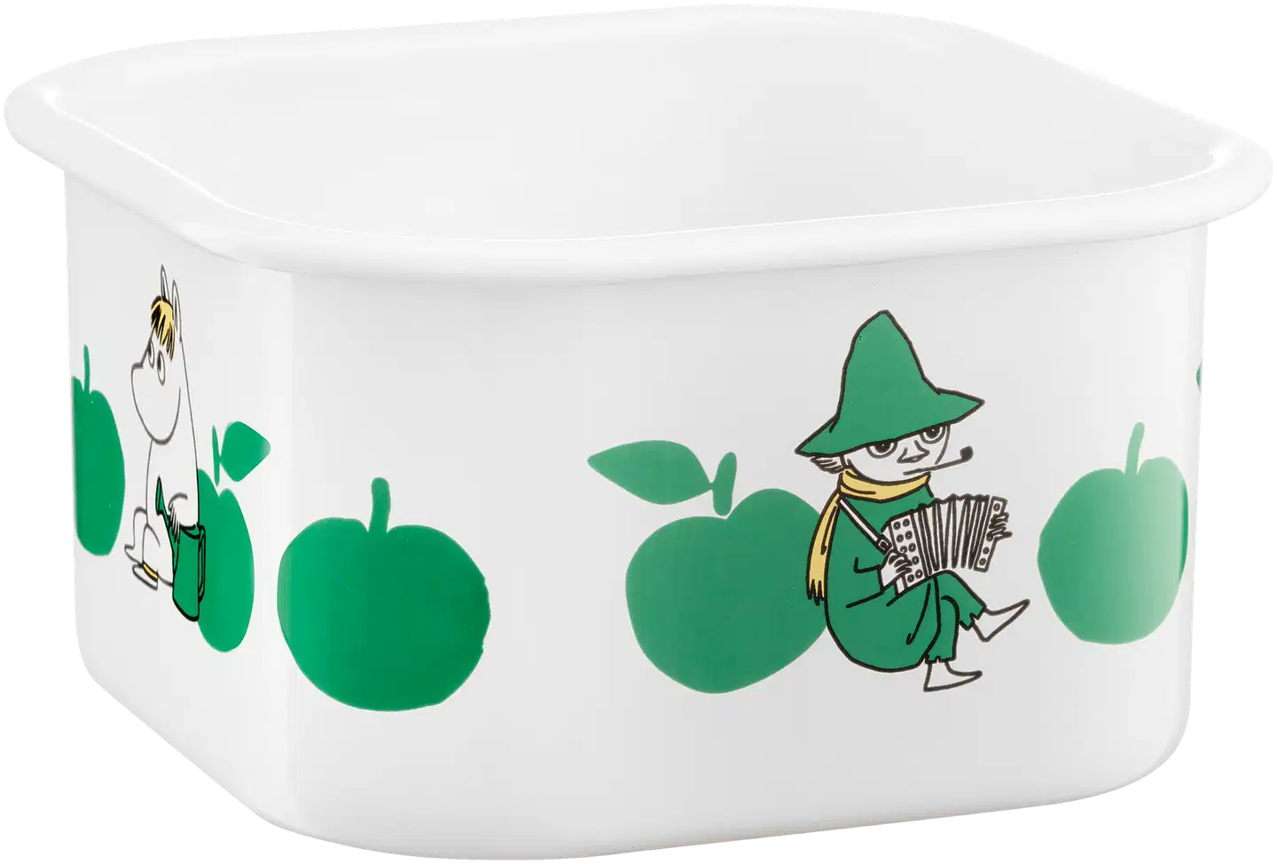 Muurla kannellinen emalipurkki Muumi Iloiset omput 1,5 l - 4