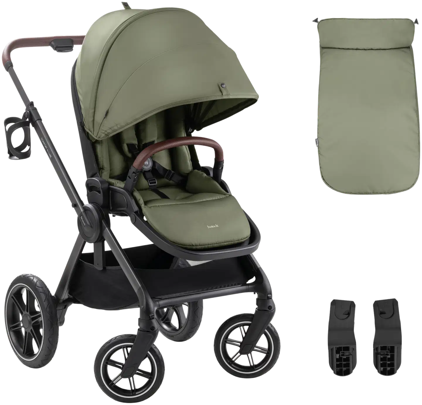 Hauck rattaat Comfort N Care Black - 1