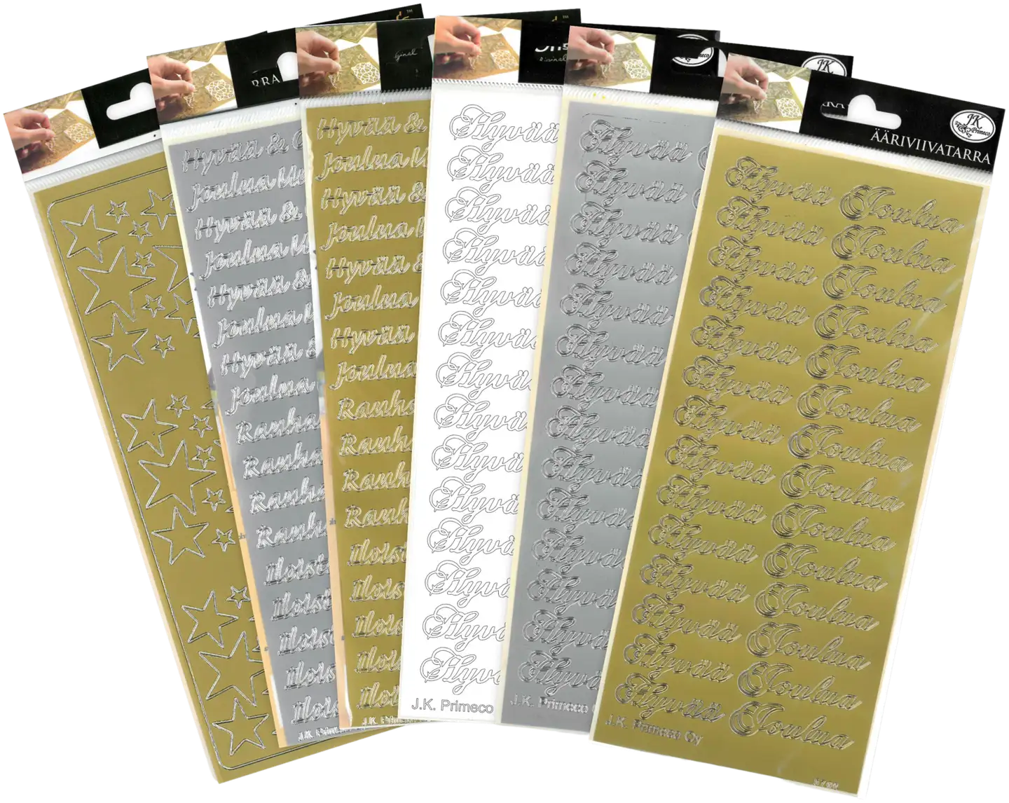 J.K. Primeco Ääriviivatarra Joulu - 1