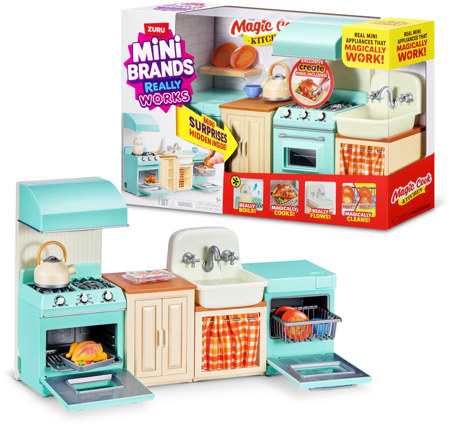 Mini Brands Magic Cook Kitchen Playset Series 1 By ZURU - 4