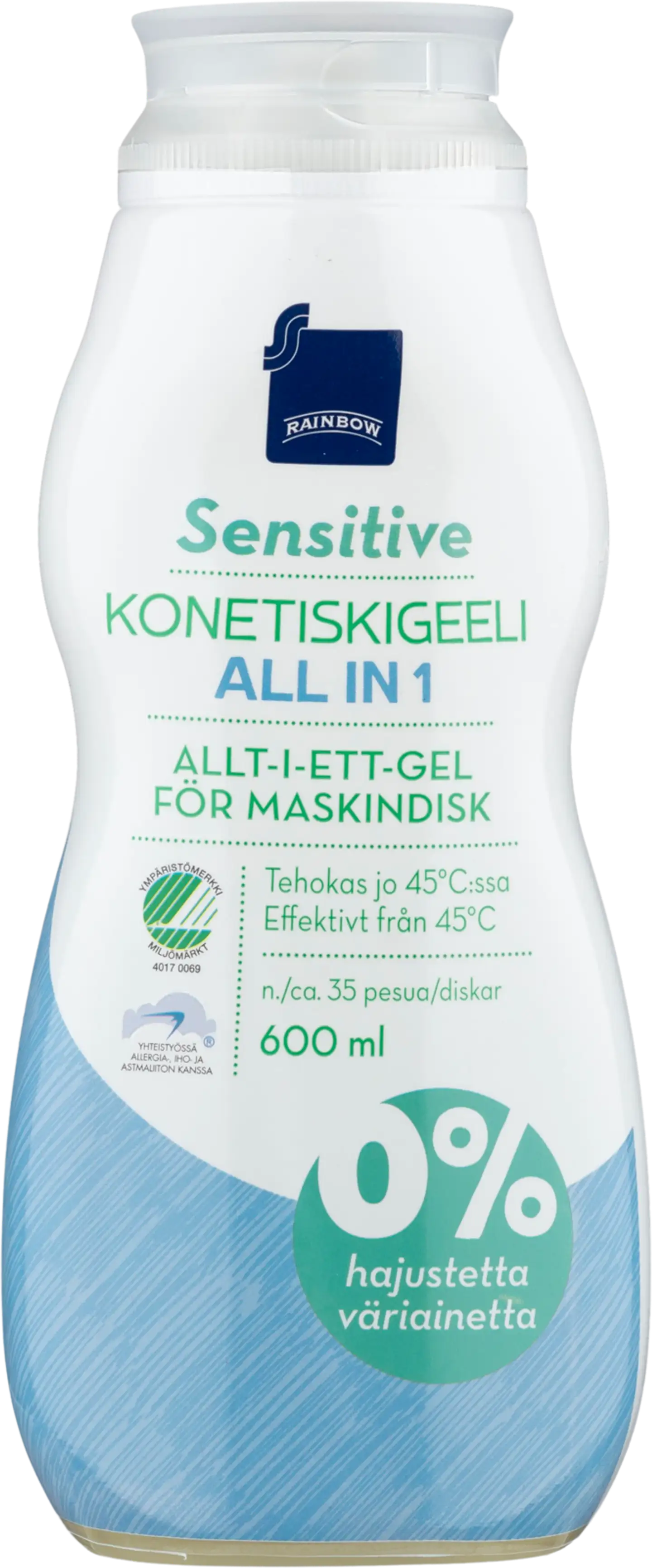 Rainbow Konetiskigeeli All in 1 600 ml