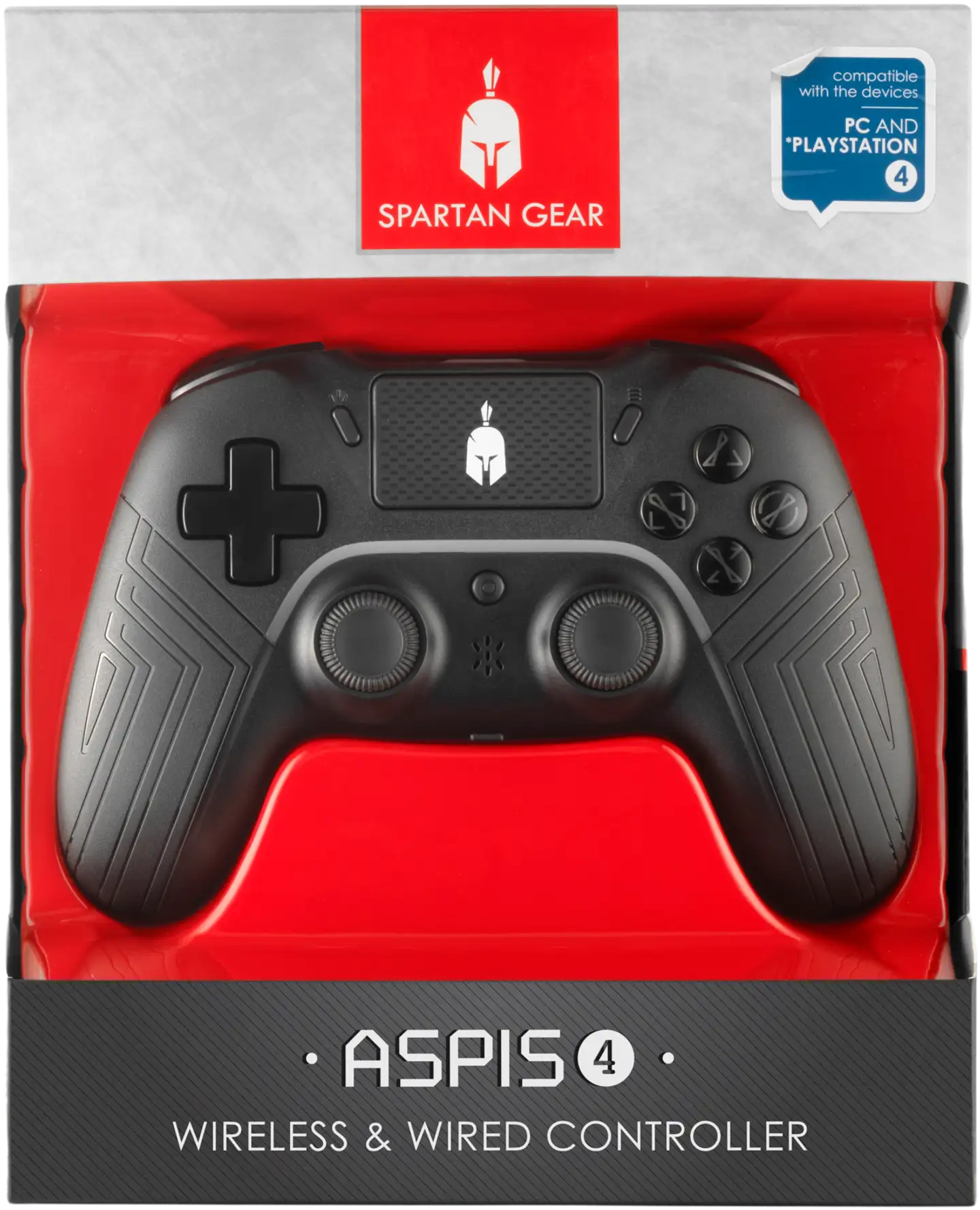 Spartan Gear peliohjain langaton Aspis 4 PlayStation 4 musta - 2