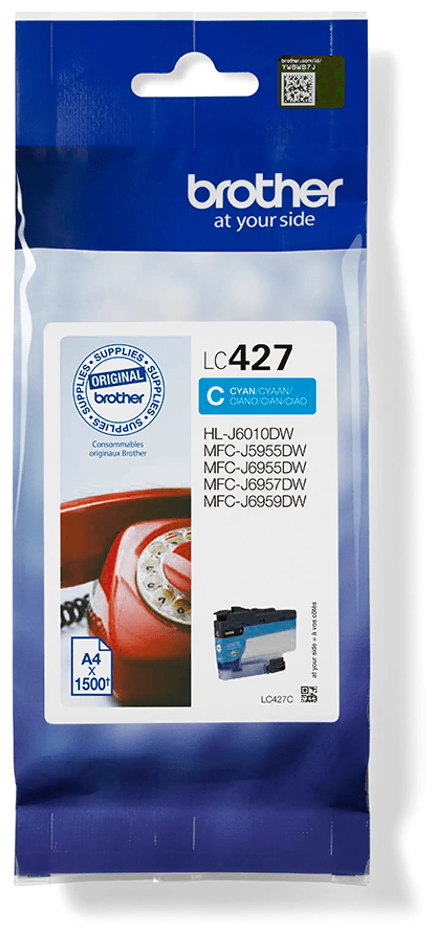 Brother mustepatruuna LC427C sininen - 1