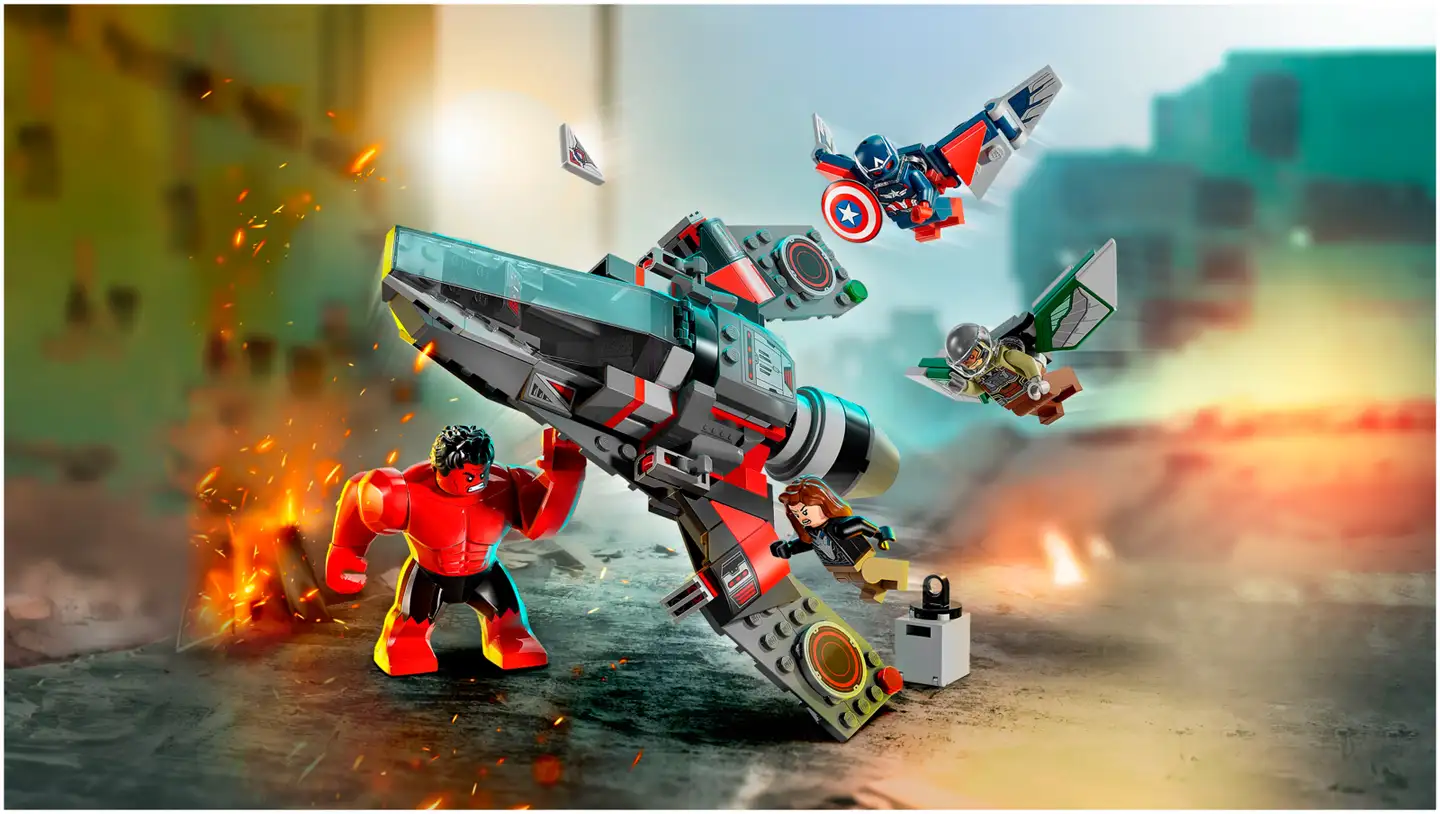 LEGO® Marvel 76292 Captain American ja Punaisen Hulkin taistelu - 7