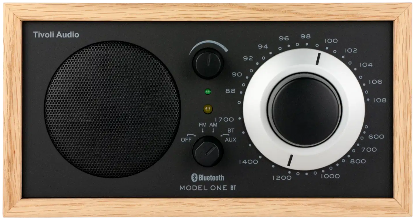 Tivoli Audio Bluetooth-pöytäradio Model One BT tammi/musta - 1