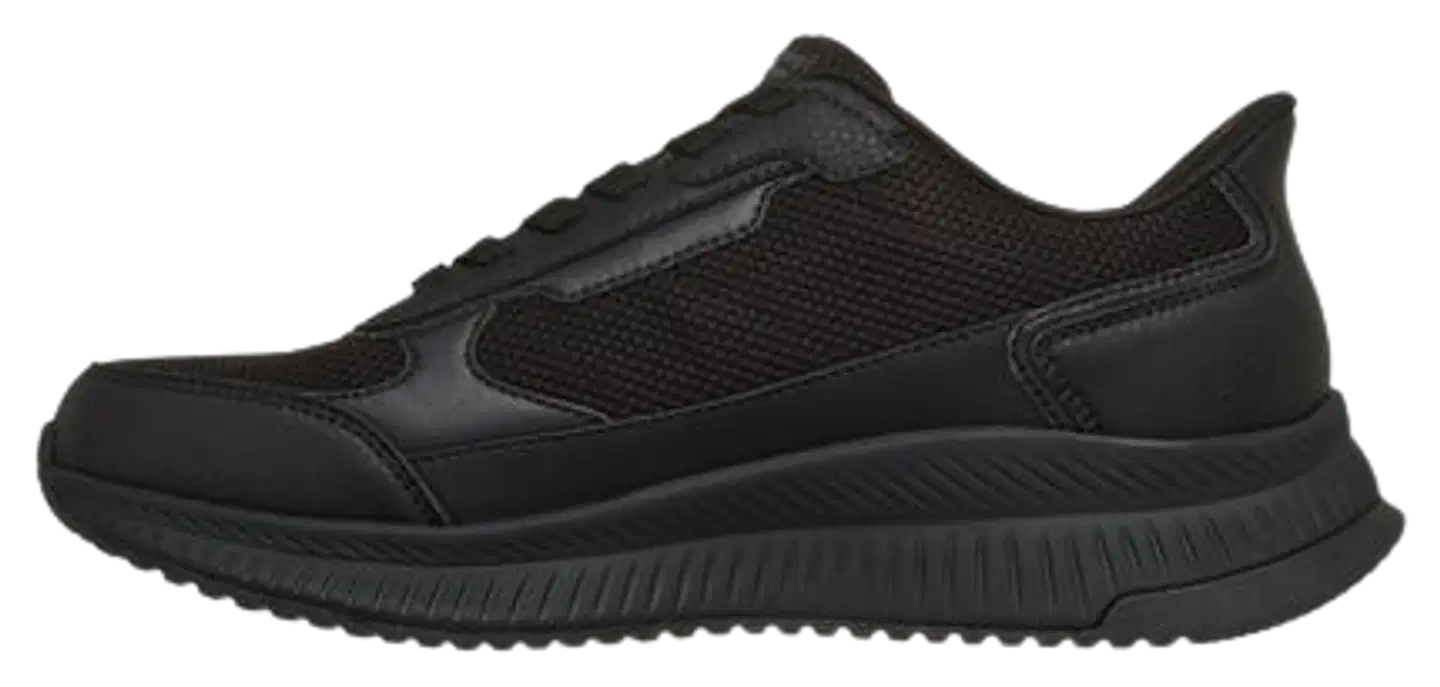 Skechers miesten vapaa-ajan lenkkari Bobs Squad 4 CS Black - Black - 1