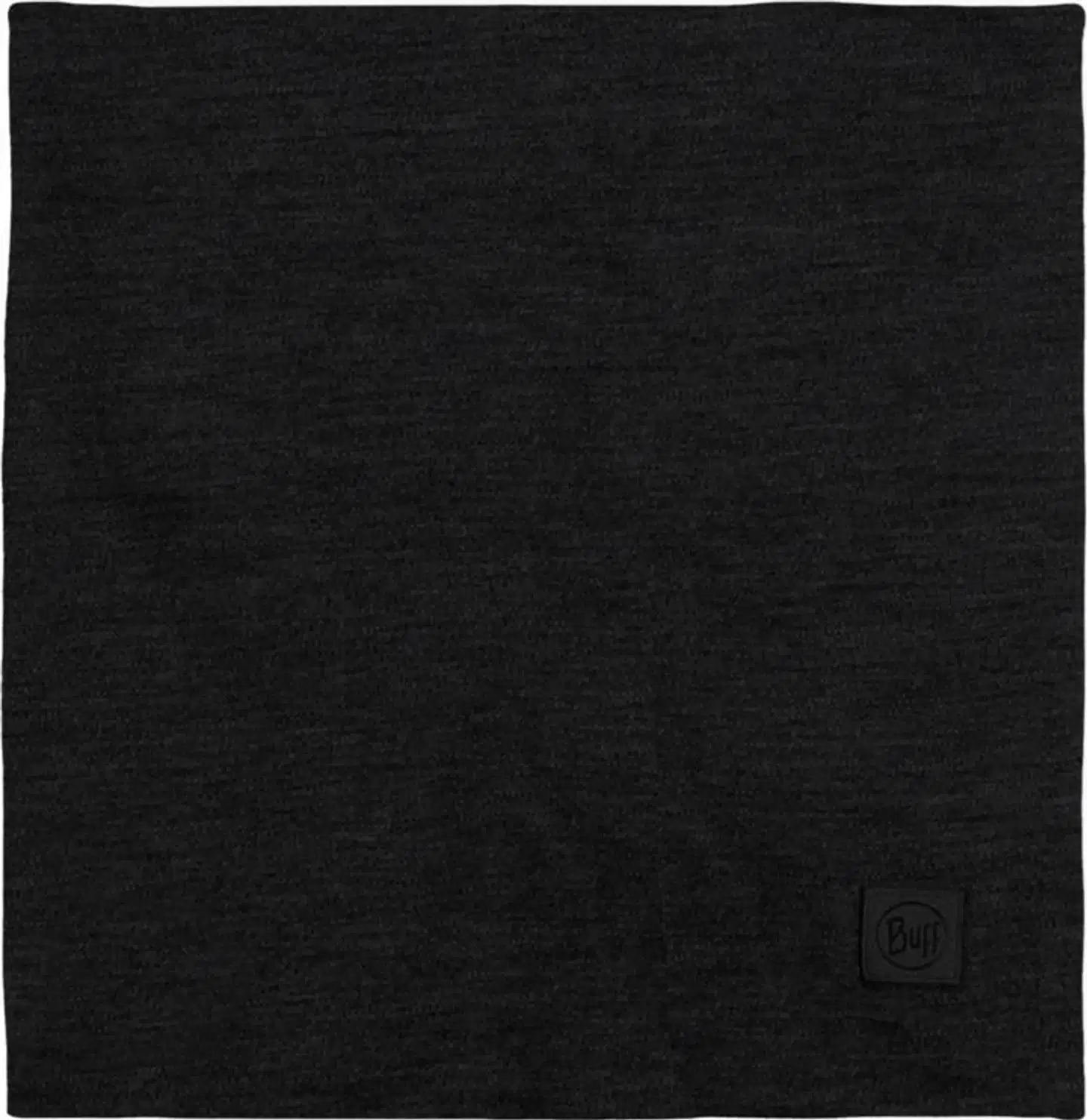 Buff tuubihuivi Merino Heavyweight Solid Black - 2