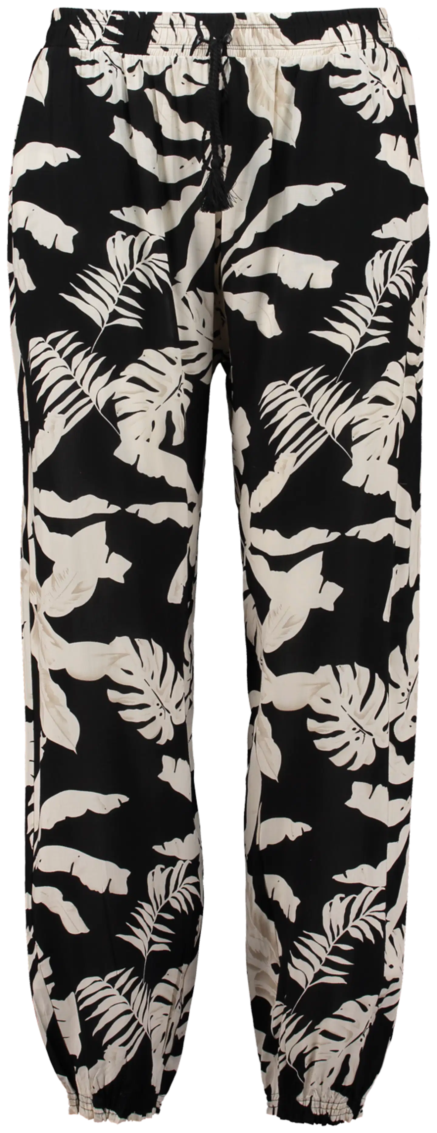 Z-one naisten housut Ro44xy - Black palm - 1