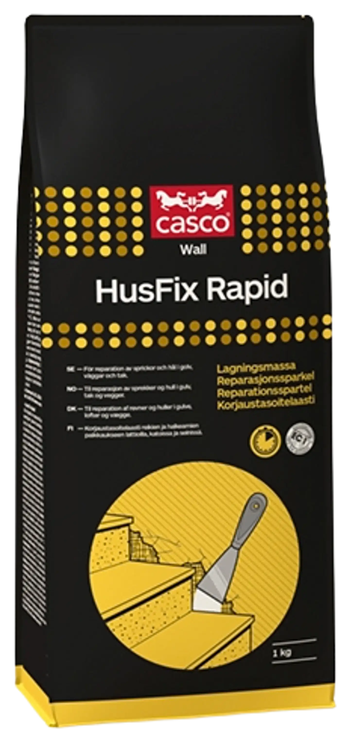 Casco seinätasoite HusFix Rapid 1kg