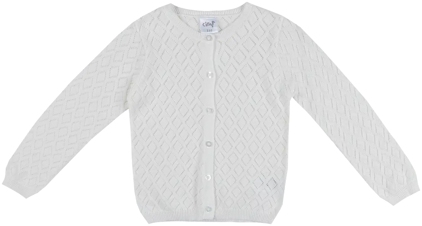 Ciraf lasten pitsineuletakki 25TC261642 - WHITE - 1