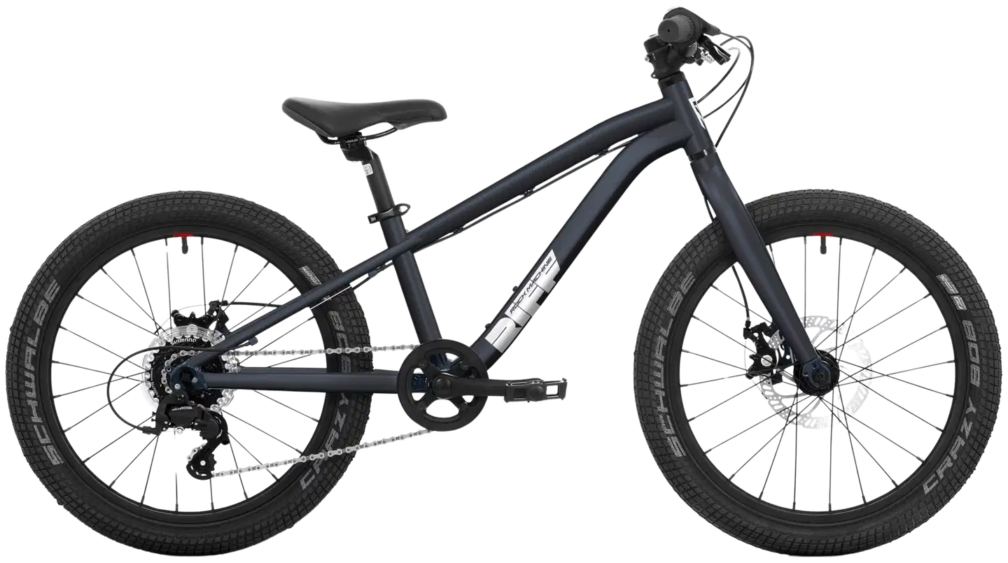 Rock Machine Blizz Riff TR 20” Lastenpyörä 7 vaihdetta runko 20 cm sininen