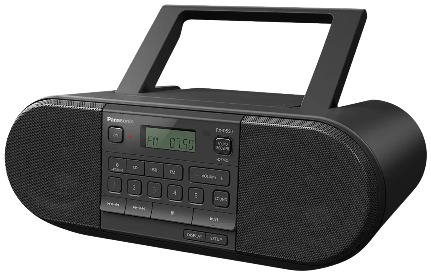 Panasonic CD-radio RX-D550E-K musta - 3