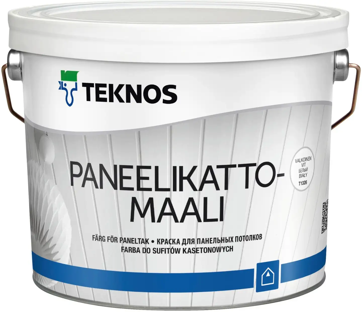 Teknos paneelikattomaali 2,7 l valkoinen himmeä