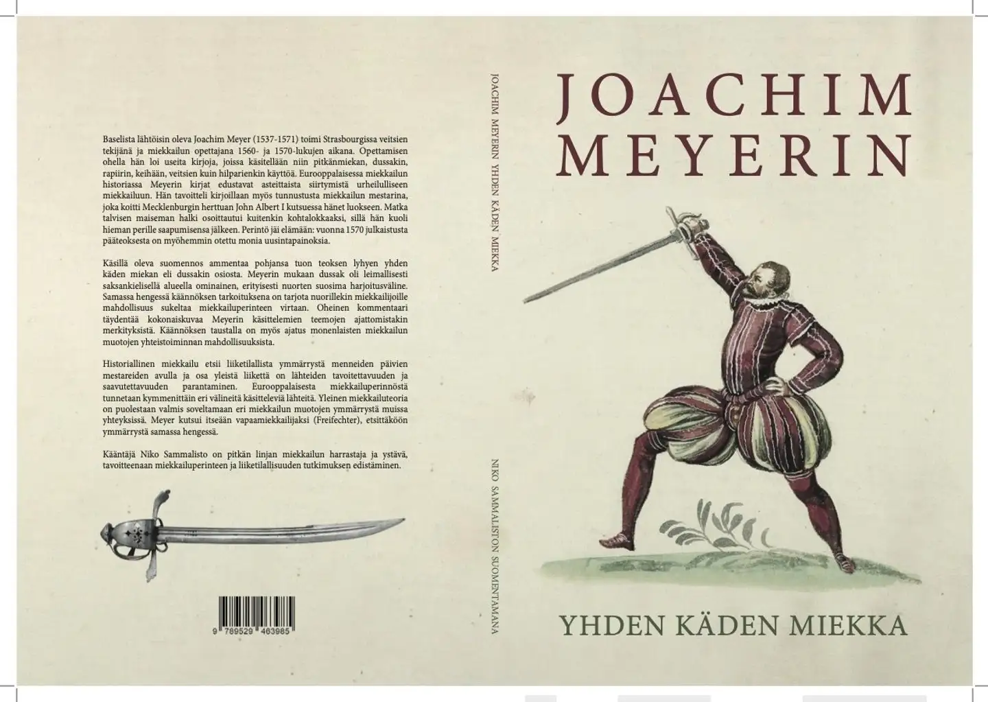 Meyer, Joachim Meyerin yhden käden miekka