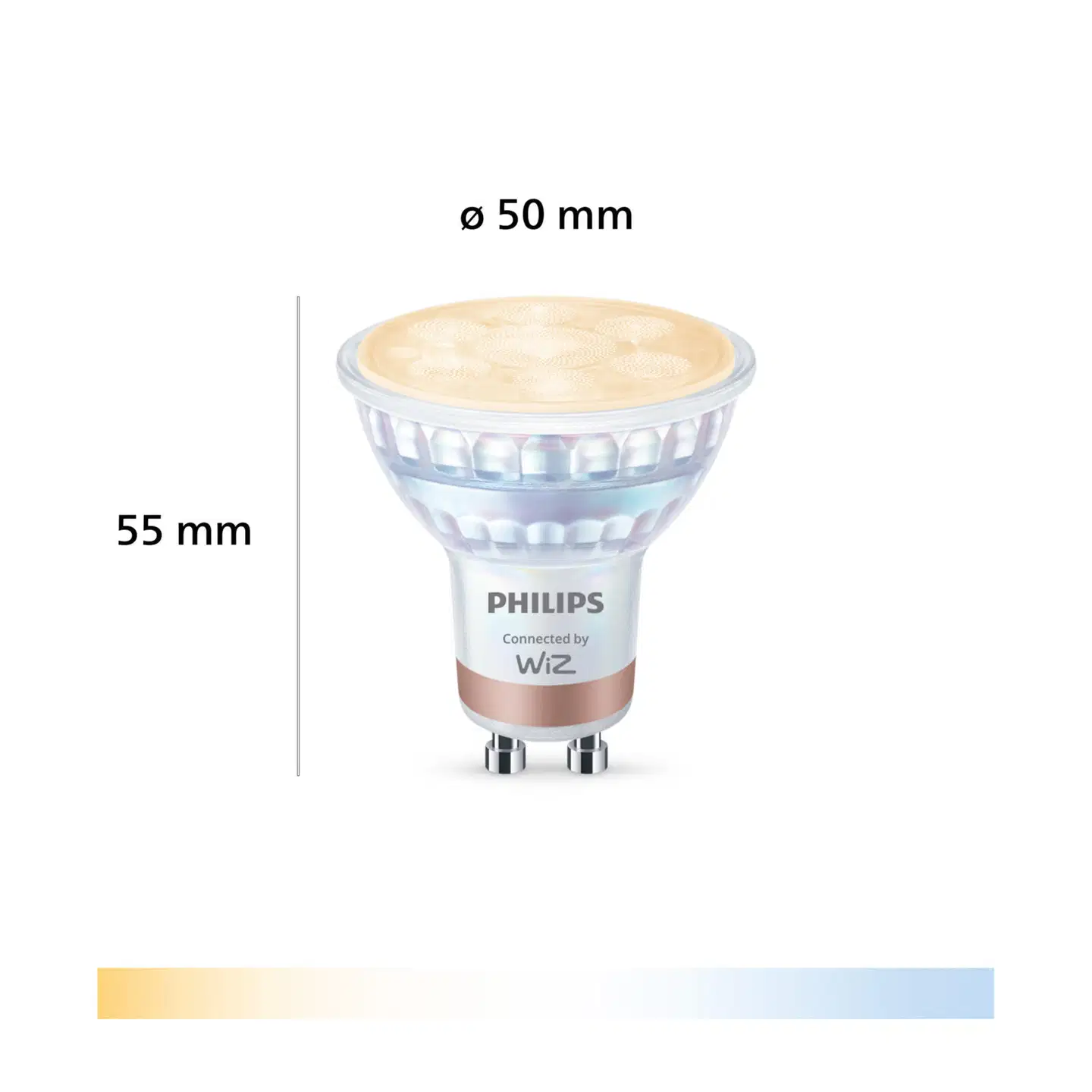 Philips Smart Lighting LED-filamenttilamppu 5W GU10 2700-6500K 400lm tunable white 3 kpl - 2