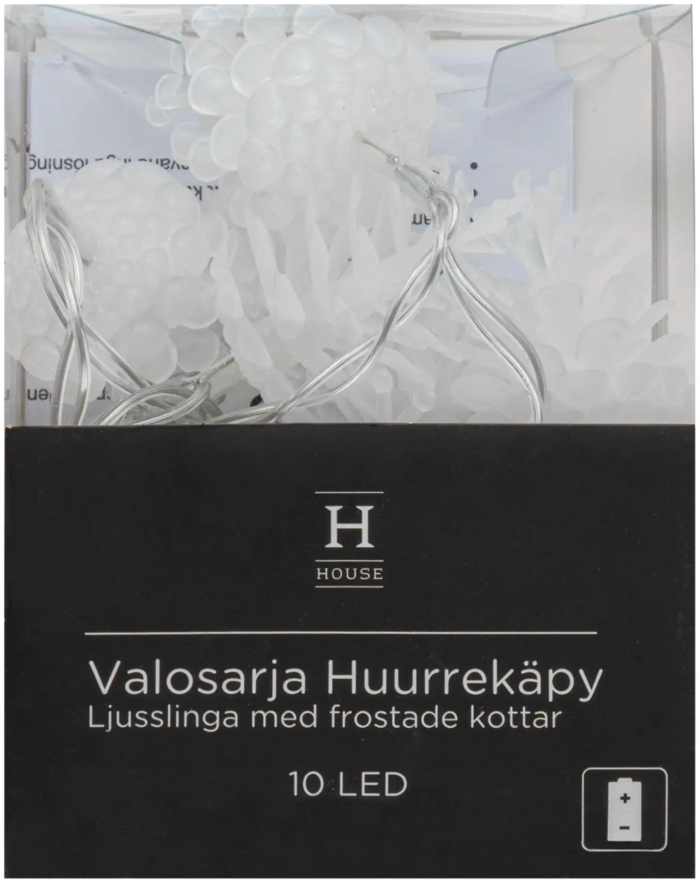 House valosarja huurrekäpy 10 led
