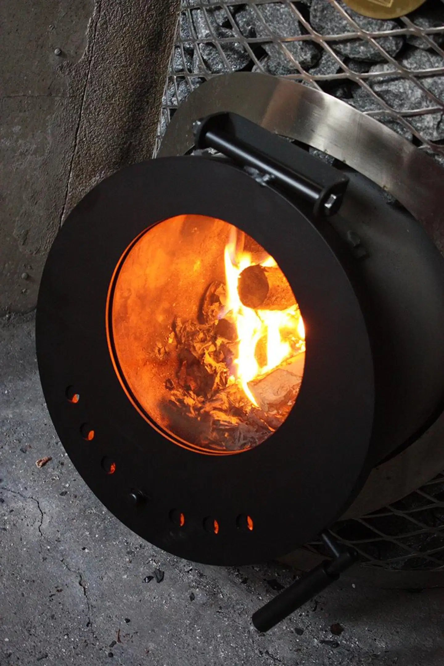 IKI Original IKI -puukiuas 10-25m3, lasiluukulla - 3