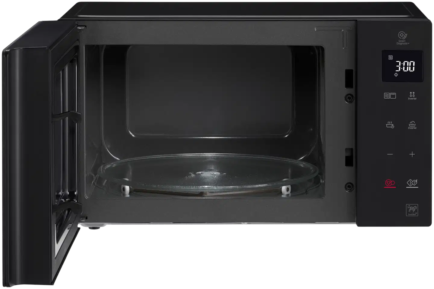 LG Mikroaaltouuni MH6535GIS, musta, 25L - 4