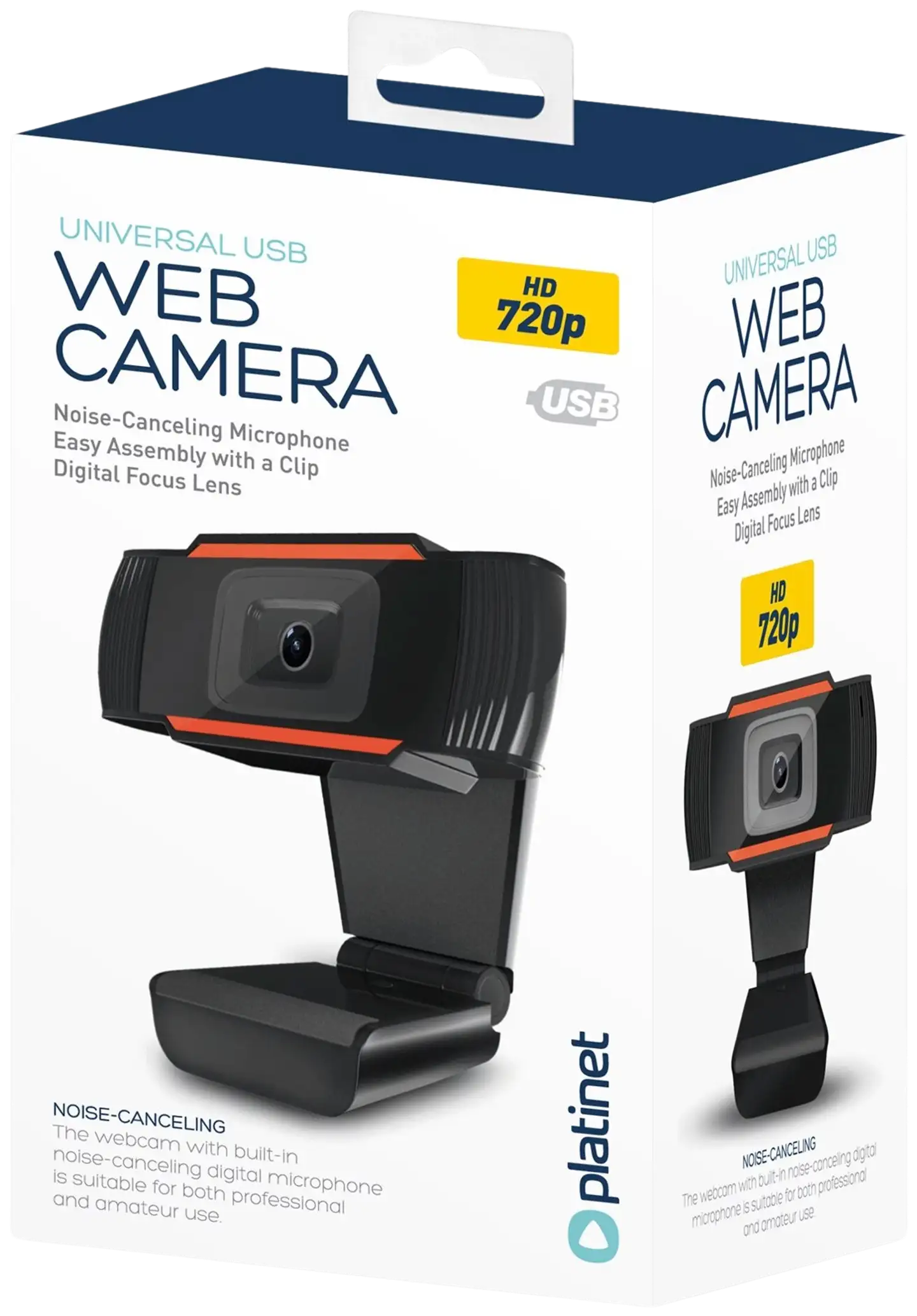 Platinet Webkamera PCWC720 720p mikrofonilla - 5
