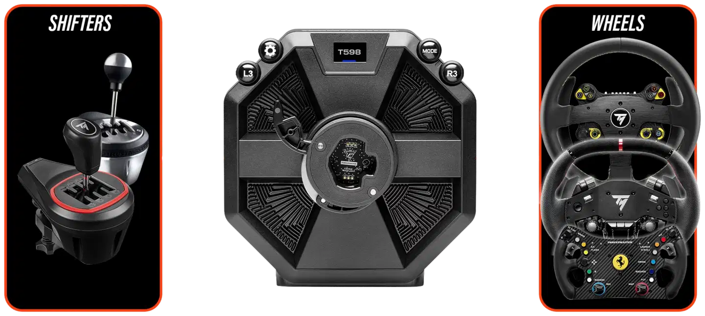 Thrustmaster T598-P suoraveto rattipolkimet PS - 7