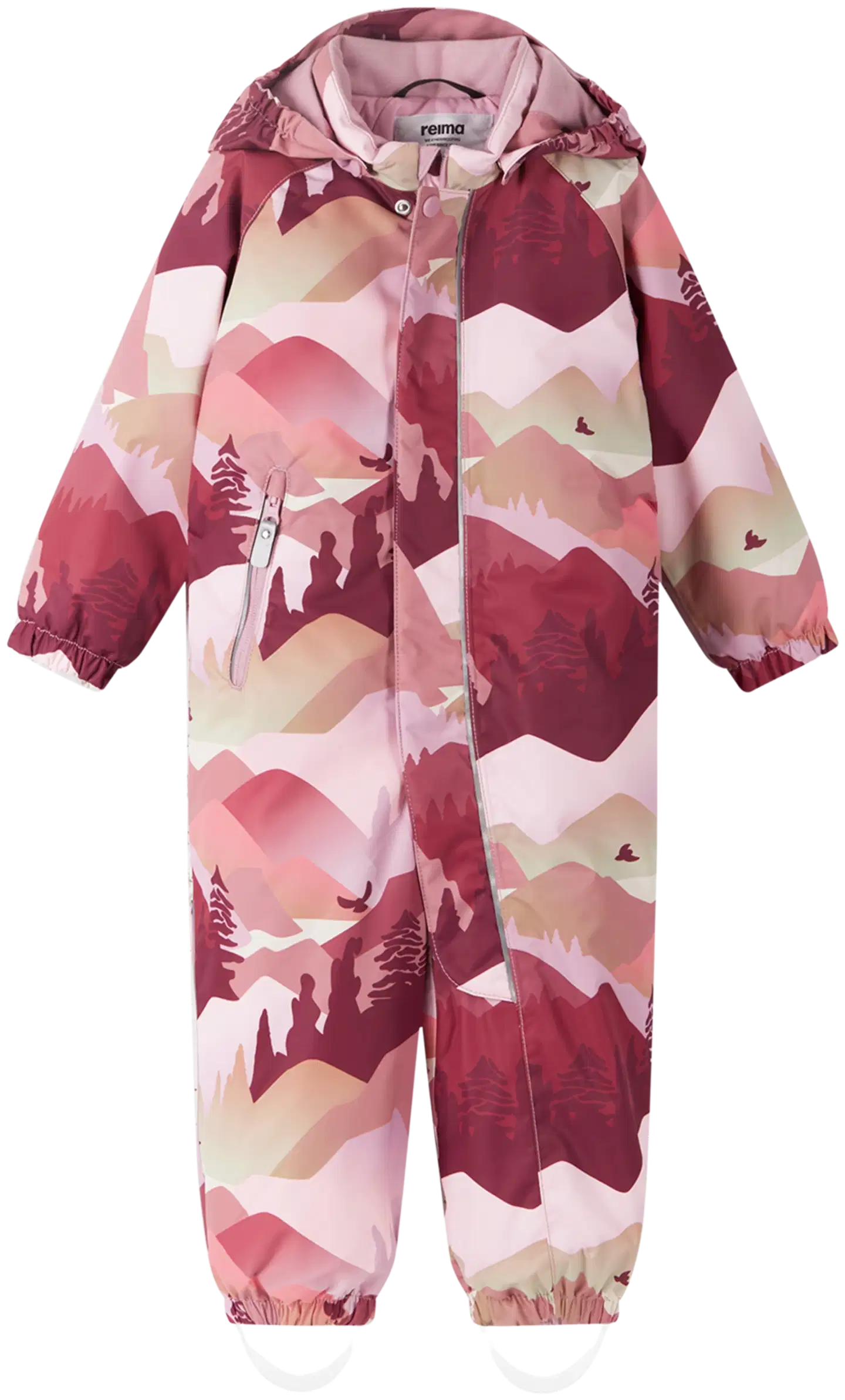 Reima vauvojen toppahaalari Puhuri - Grey Pink - 1