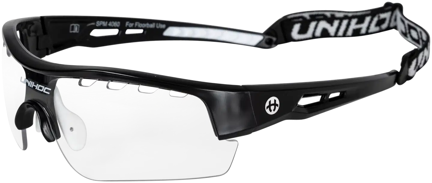Unihoc Suojalasit VICTORY senior black/white