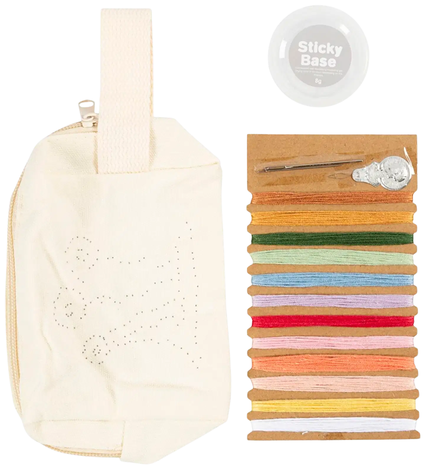 Creativ Company askartelusetti mini kirjailu meikkipussi - 4