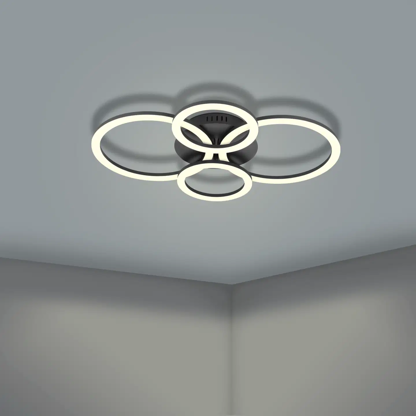 EGLO Kattovalaisin connect.z Parrapos-z led 41W 65x33cm musta/valkoinen - 6